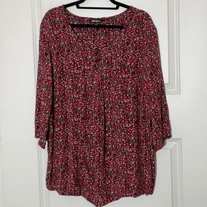 Ulla Popken Floral Print Tunic 16